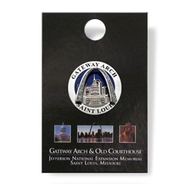 Pin: Gateway Arch Glitter