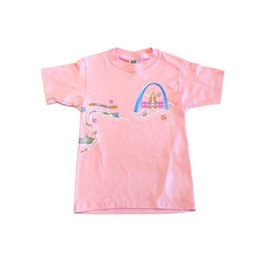 Youth T-Shirt: Gateway Arch/ Old Courthouse Wrap- Pink