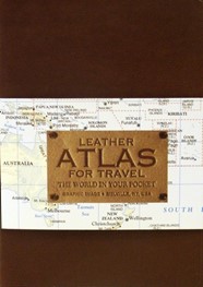Leather Atlas for Travel